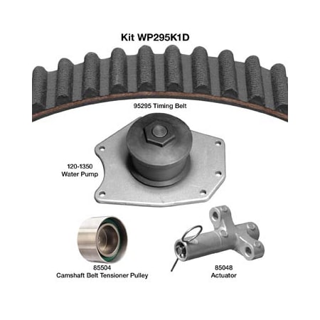 Dayco 03-04 Chrysler-Dodge 3.5L Water Pump Kit, Wp295K1D WP295K1D